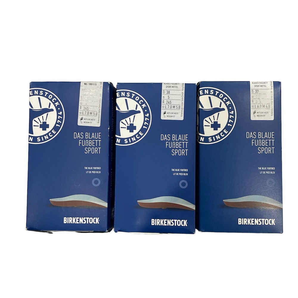 3 pairs of Birkenstock Insole